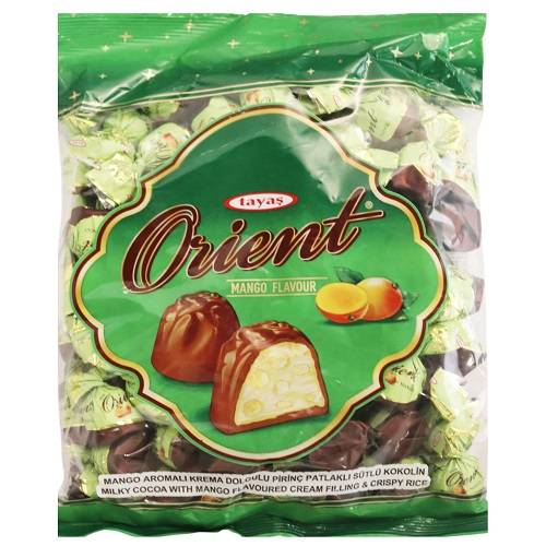 اورينت ترافل شوكولاتة بالحليب والارز الهش بنكهة المانجو 1كجم