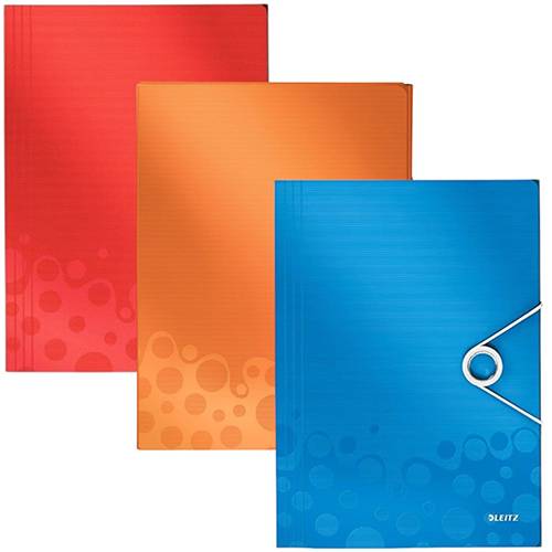 ملف مع اربطه مطاط ليتز جيب واحد الوان متنوعة