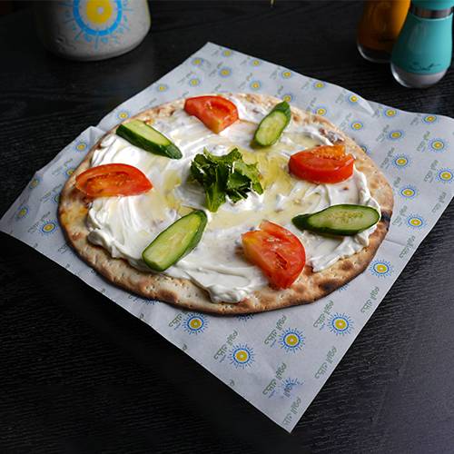 فطيرة لبنه مع خضره لارج