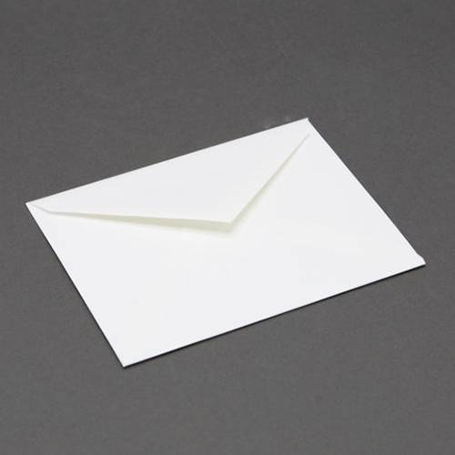 اظرف سادة لون ابيض مقاس 153×90 مم باكيت 50 حبة