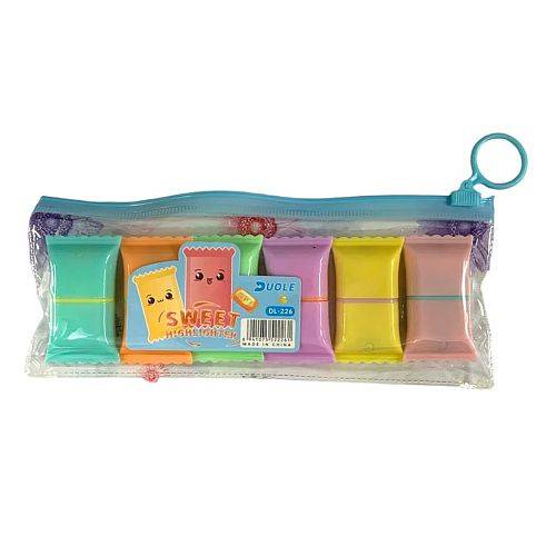 هايلايتر حلاو مجموعة 6 لون