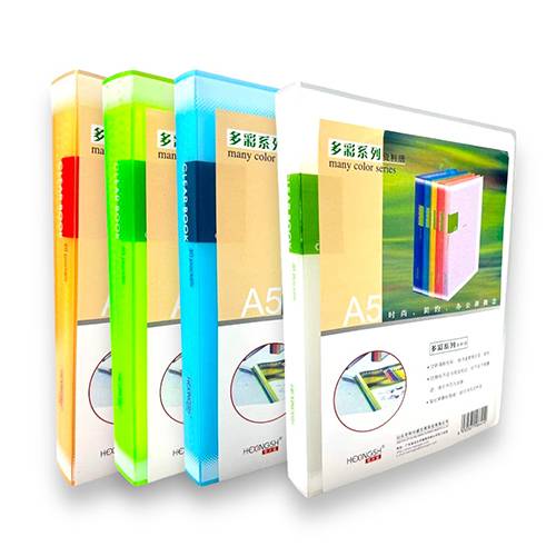 ملف جيوب 40 جيب الوان متنوعه حجم A5