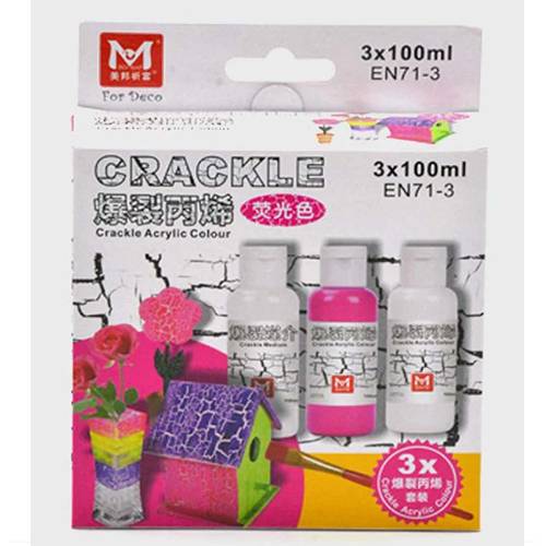 الوان اكريلك ذات الشكل المتشقق