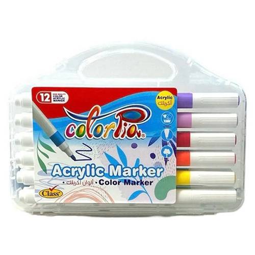 الوان اكريليك ماركرز كولوربيا 12 لون