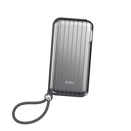 ويوو باور بنك سلسلة ترنك 22.5واط 10000مللي امبير فضي