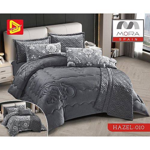مورا هازل رقم.010 لحاف شتوى مجوز كينج 240x260سم 7قطع موديل رقم.J-1081