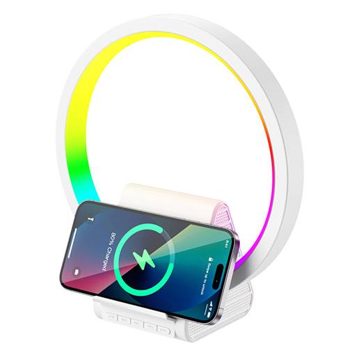 ويوو سماعة شحن لاسلكية ابيض