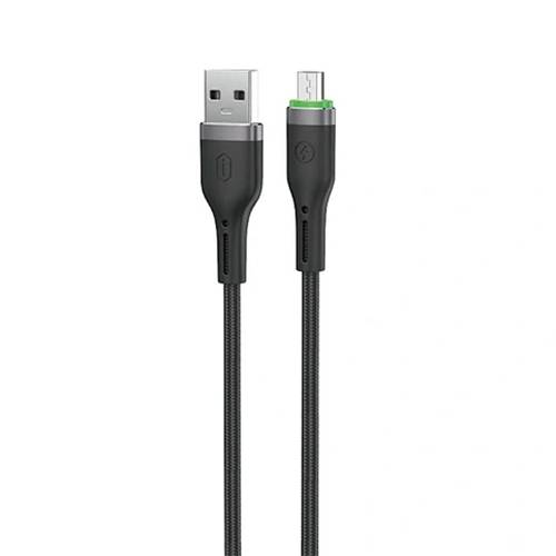 ويوو اورينجلينك سيريز كابل نايلون مضفر USB الى مايكرو USB بطول 1م 2.4امبير اسود