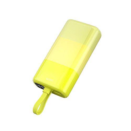 ويوو باور بنك كولورفول سيريز 10000مللي امبير 20وات اصفر