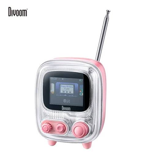 ديفوم تيفو 2 مكبر صوت محمول بتقنيه بلوتوث مع عرض الصور وكلمات الاغاني وردي فاتح رقم.39767