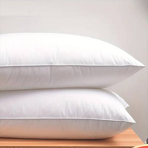 مورا مخدة قطنية محشوة ريش الاوز الابيض 50x75سم موديل رقم.J-1085