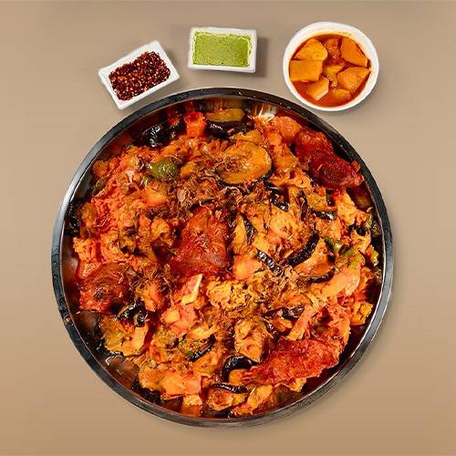 صينية مقلوبة لحم عربي نعيمي