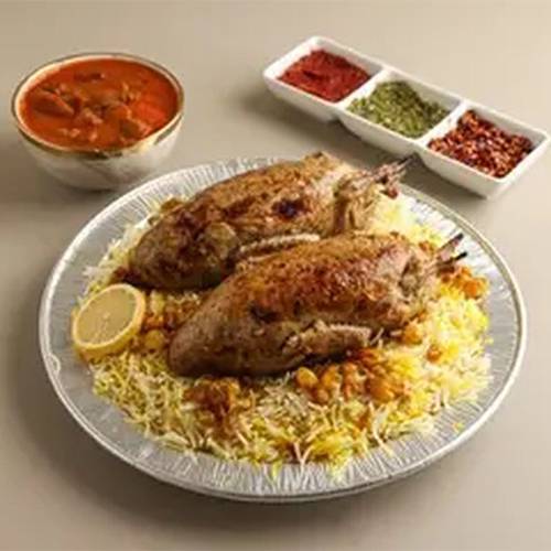 حمام بخلطة الارز المصري وارز المجبوس 2قطعه