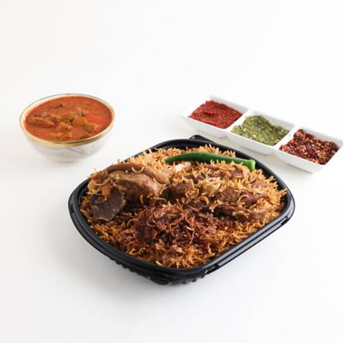 مجبوس لحم عيش بني