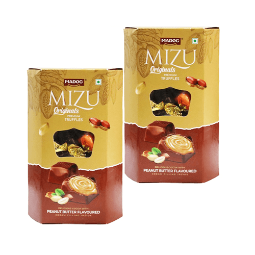 مادوك ميزو بريميوم ترافل شوكولاتة محشوة بزبدة الفول السوداني 240جم 2حبة