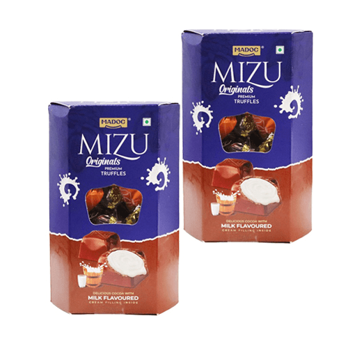 مادوك ميزو بريميوم ترافل شوكولاتة محشوة بكريمة الحليب 240جم 2حبة