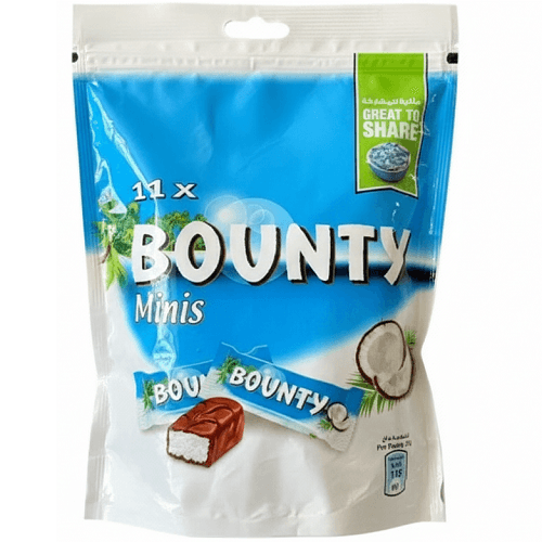 باونتي مينيز شوكولاتة محشوة بجوز الهند 275جم