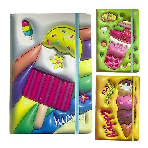 دفتر مطبوع حجم 15×20 موديلات مختلفة الحلويات