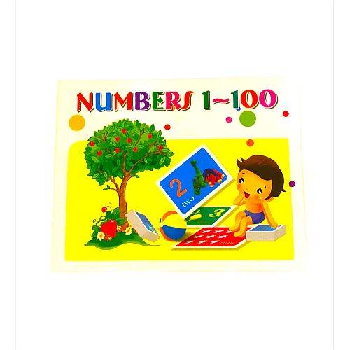 بطاقات ارقام انجليزي 1 الى 100