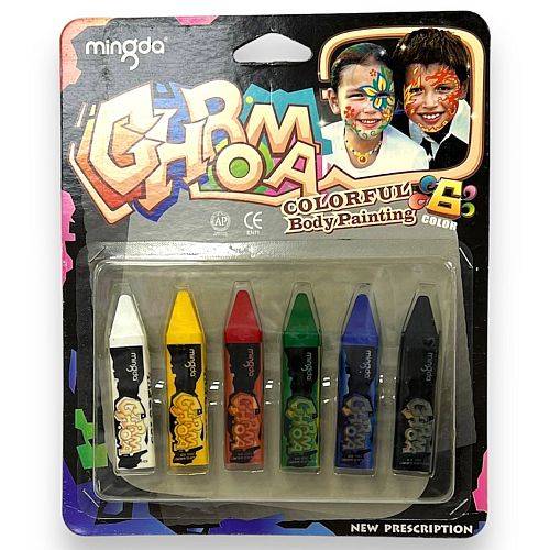 مجموعة الوان وجه كروما عدد 6 لون