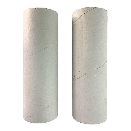 اسطوانة كرتونية لون ابيض 15 سم