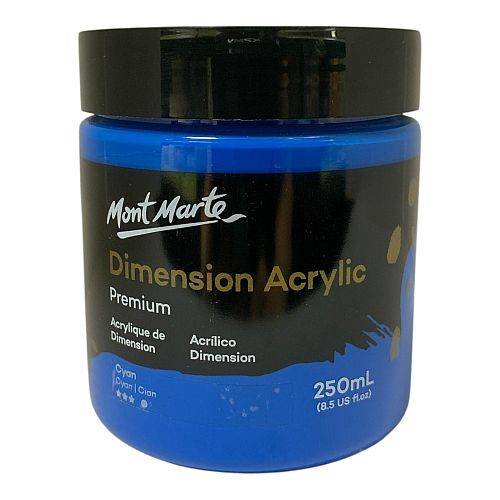 الوان اكريليك مونت مارت حجم 250 مل لون ازرق سيان