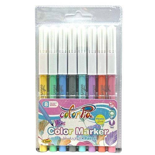 الوان شينية كولوربيا باستيل 8 لون