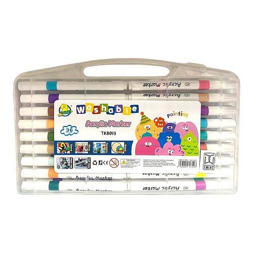 الوان اكريليك ماركرز قابلة للغسل 36 لون