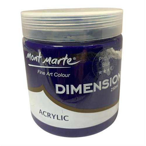 الوان اكريليك مونت مارت حجم 250 مل لون ازرق ثالو