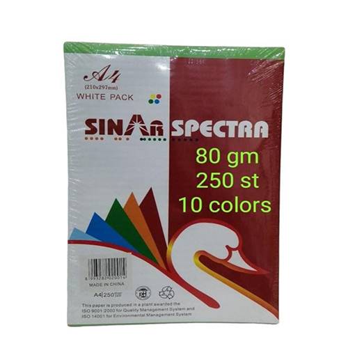 ورق ملون 250 ورقة 10 الوان