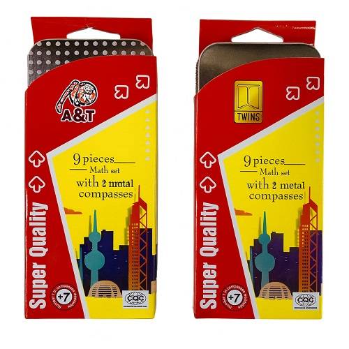 عرض قرطاسية العودة الى المدرسة 2 علبة هندسة اي اند تي