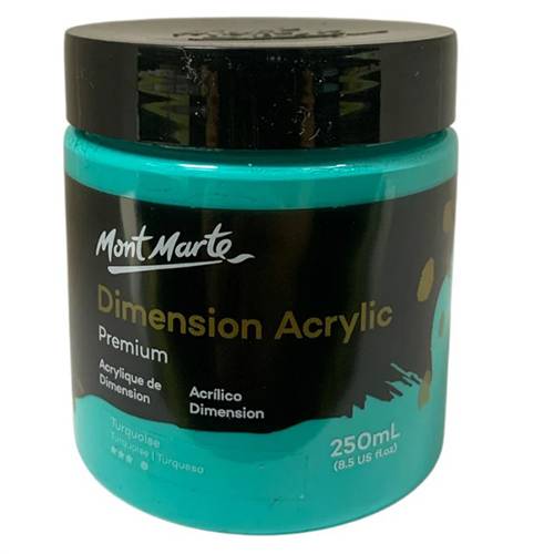 الوان اكريليك مونت مارت حجم 250 مل لون تركواز