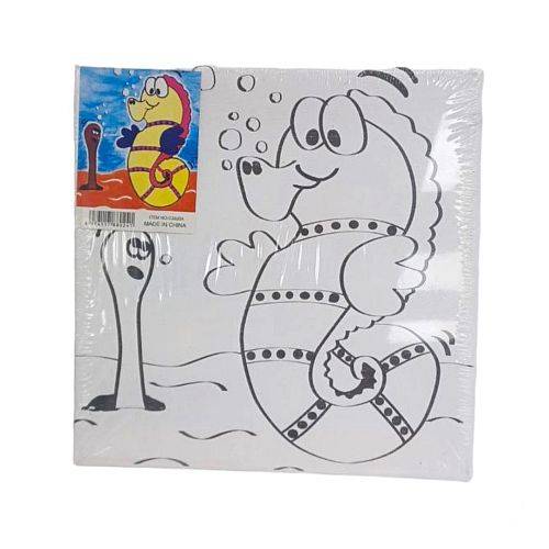 كانفاس 20×20 سم حصان البحر