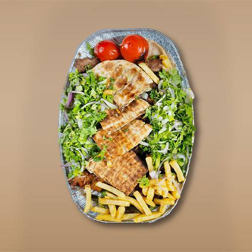 صينية مشويات تكفي لشخص واحد