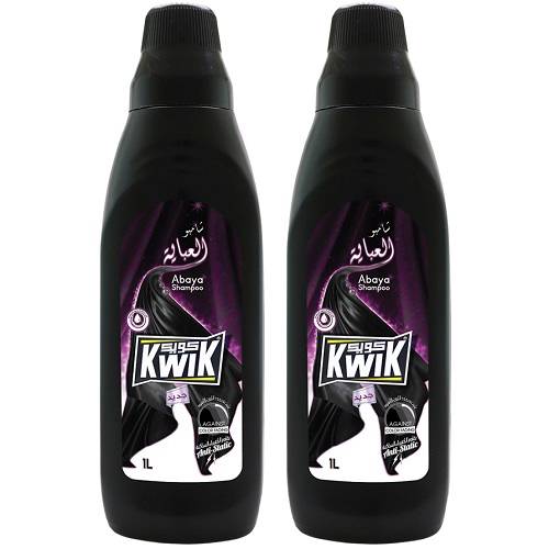 كويك شامبو العباية مضاد للاستاتيك 1لتر 2حبة