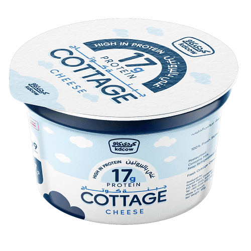 كي دي كاو جبنة كوتاج عالية البروتين 180جم