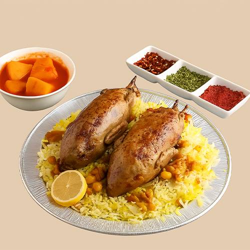 حمام بالفريك البلدي وارز المجبوس 2قطعة