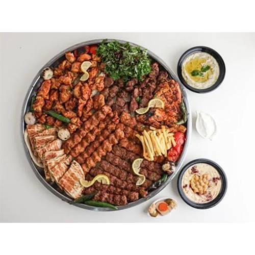 صينية مشويات تكفي لشخص واحد