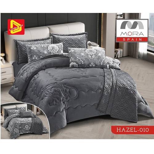 مورا هازل رقم.010 لحاف 6 قطع شتوى مجوز كينج 240×260 موديل رقم.J-1087