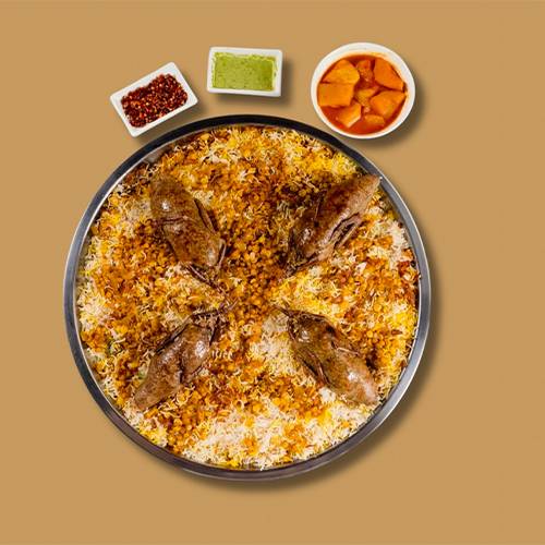 صينية مجبوس حمام محشي فريك