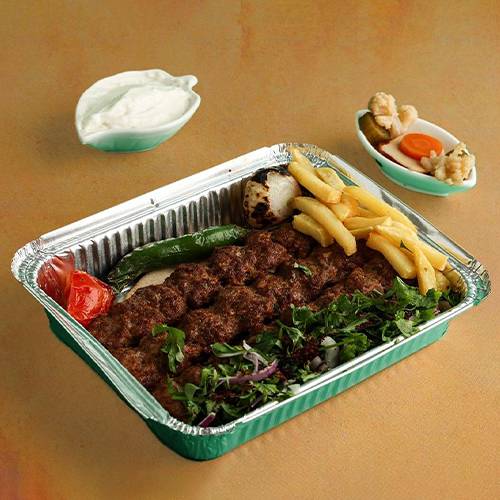 صينية مشويات تكفي لشخص واحد