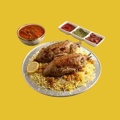 صينية مجبوس حمام محشي ارز