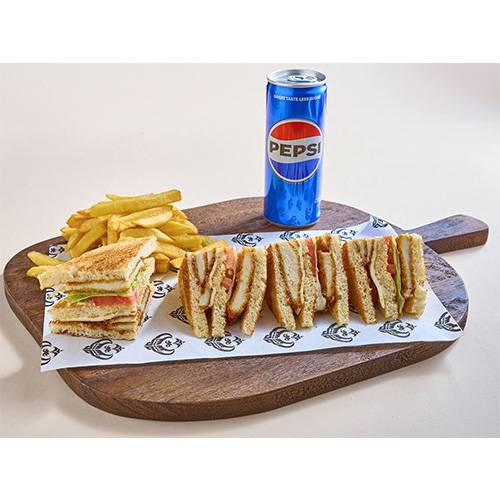 وجبة سندويتش كلوب دجاج فيليه