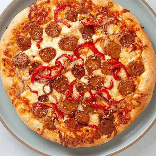 بيتزا هوت دوج الدجاج