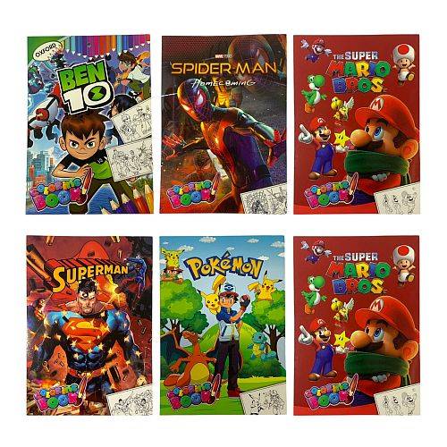 دفاتر تلوين ولادي موديلات متنوعة