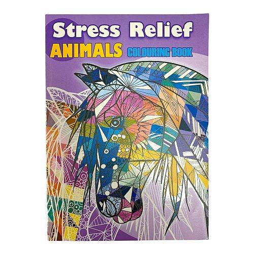 دفتر تلوين لتخفيف التوتر الحيوانات