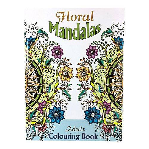 دفتر تلوين للكبار زهور الماندالا