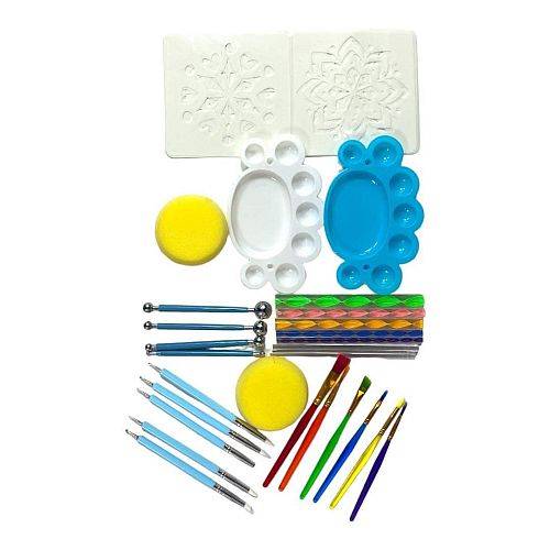 مجموعة تلوين بالتنقيط للماندالا