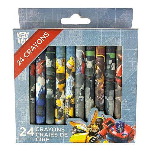 الوان شمعية عدد 24 لون شخصية ترانسفورمرز