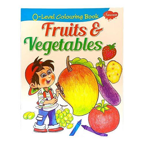 دفتر تلوين للاطفال الخضار والفواكه